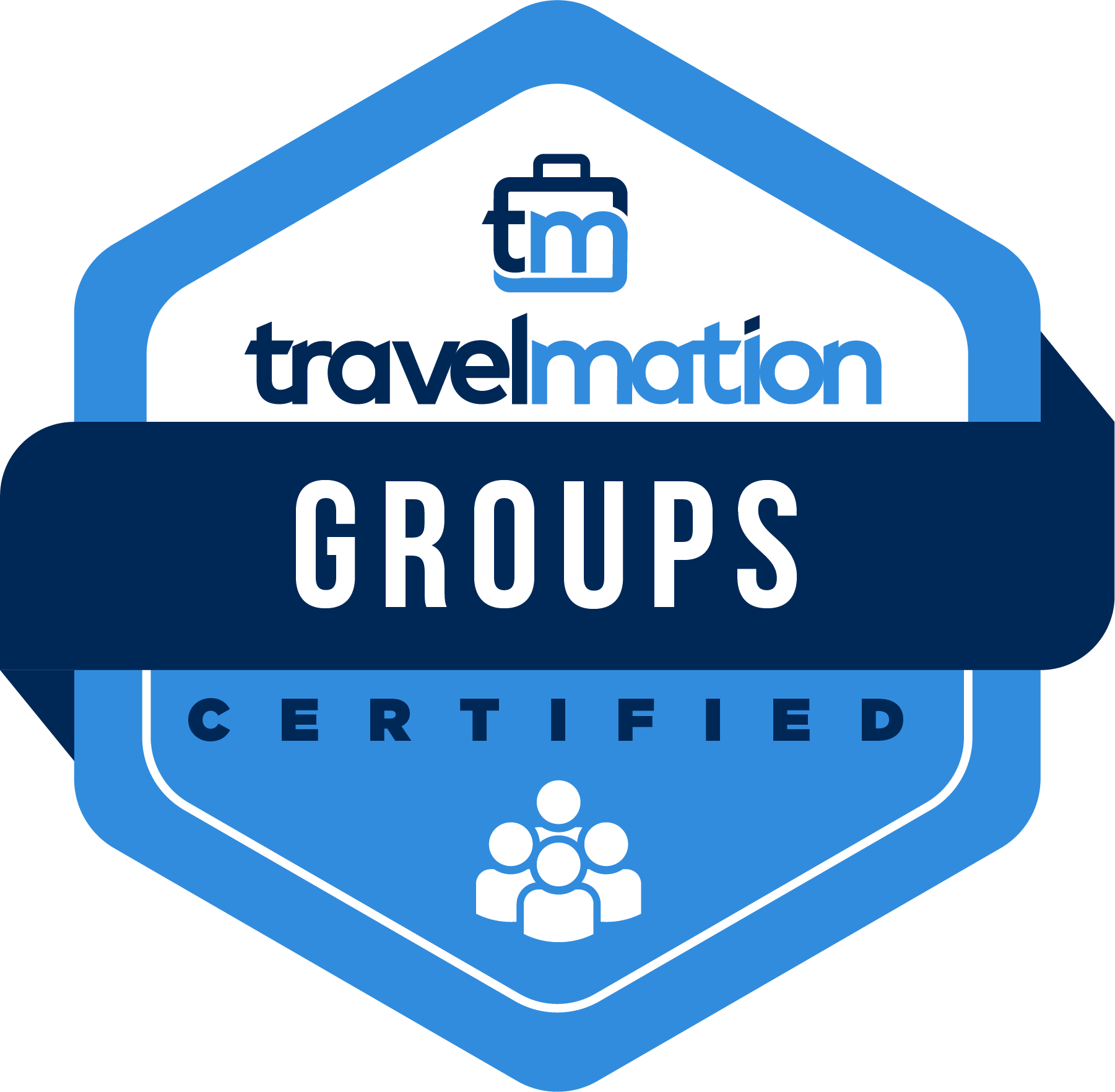 Travelmation Groups Certified badge