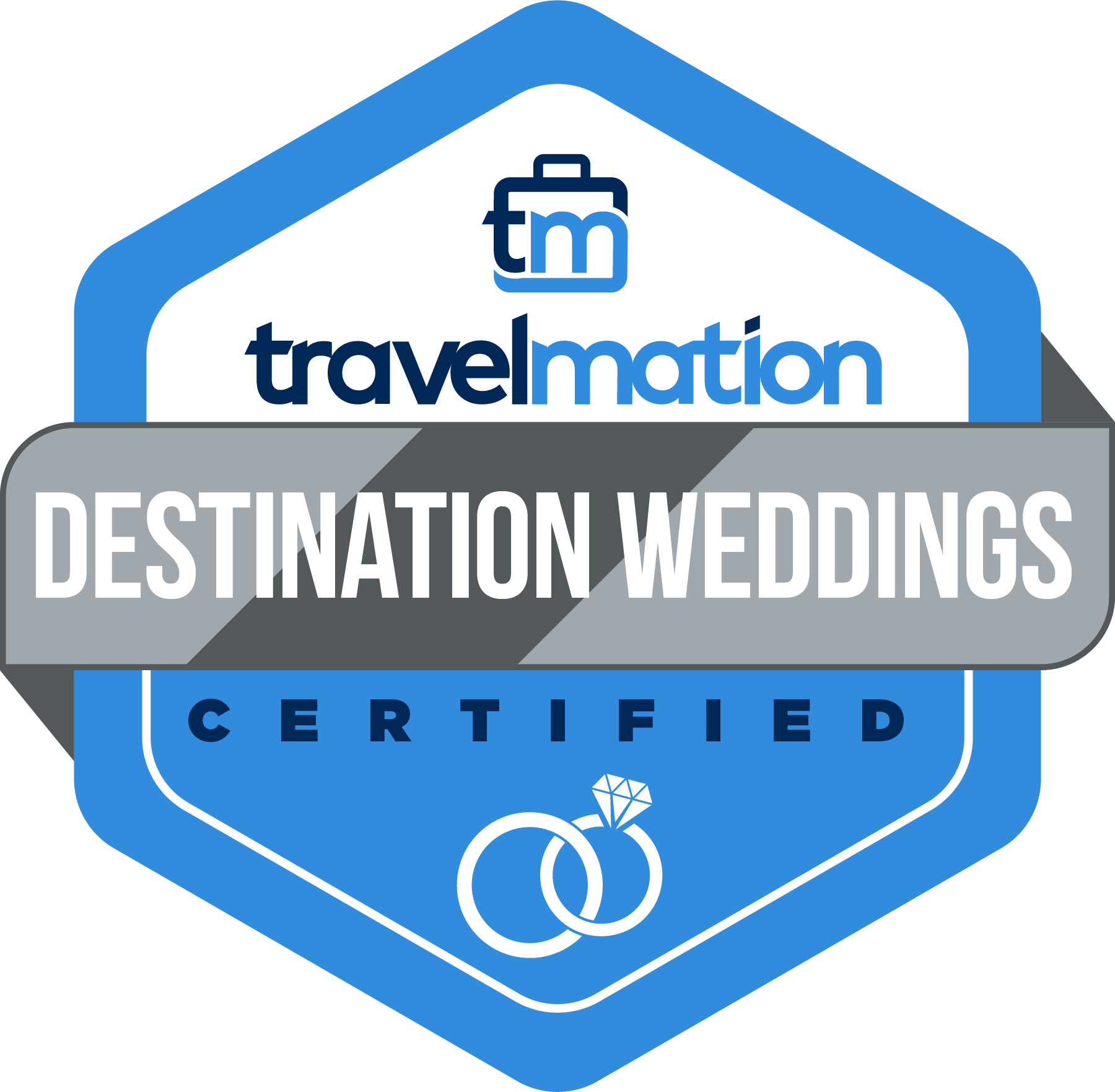 Travelmation Destination Weddings Certified badge