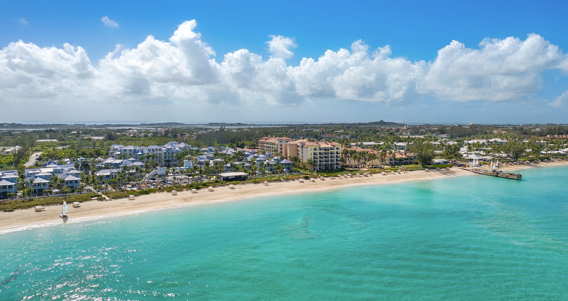 Beaches Turks and Caicos resort along the turquoise waters of Grace Bay